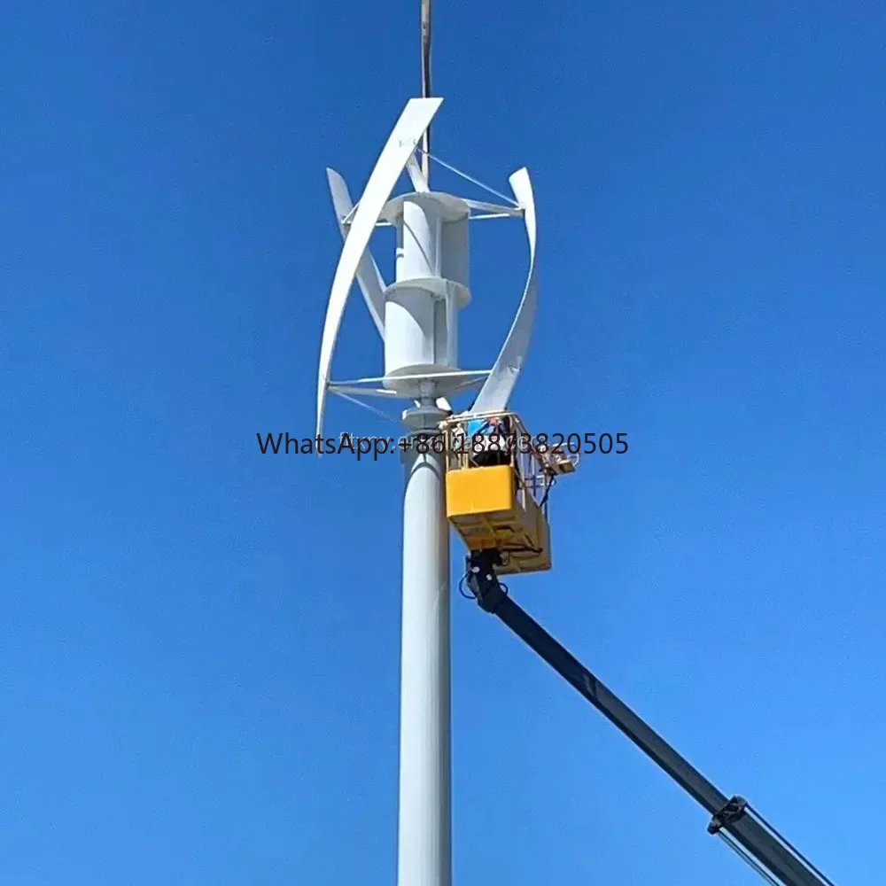 5KW 10KW Wind Turbine power generator and 5KW Solar Panels Hybrid Power System Wind Solar System for home farm use