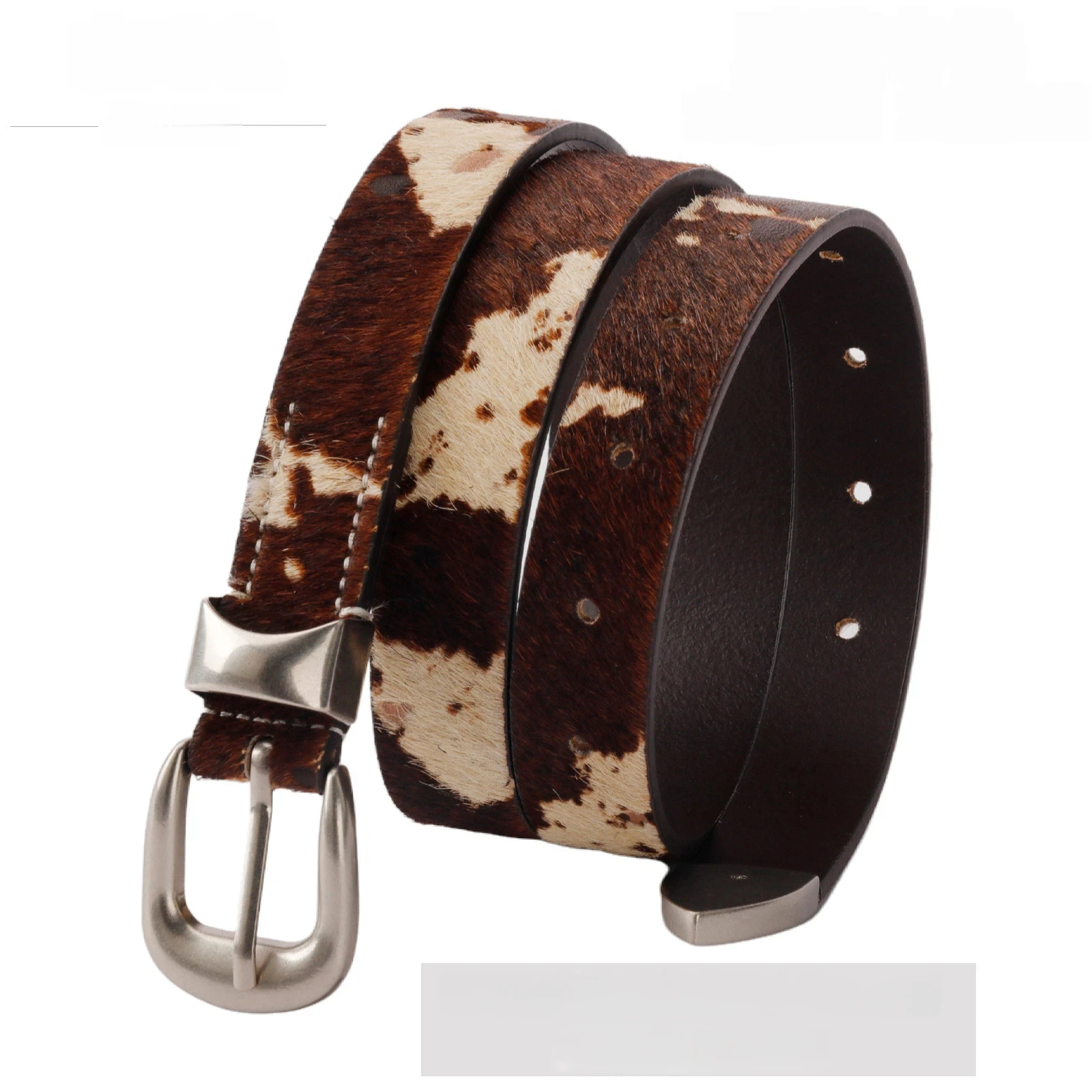 

2.5cm Women Genuine Leather Cowhide Belt Fashion Luxury Trendy Design Slim Women's Vintage Casual Real Horsehair Belts
