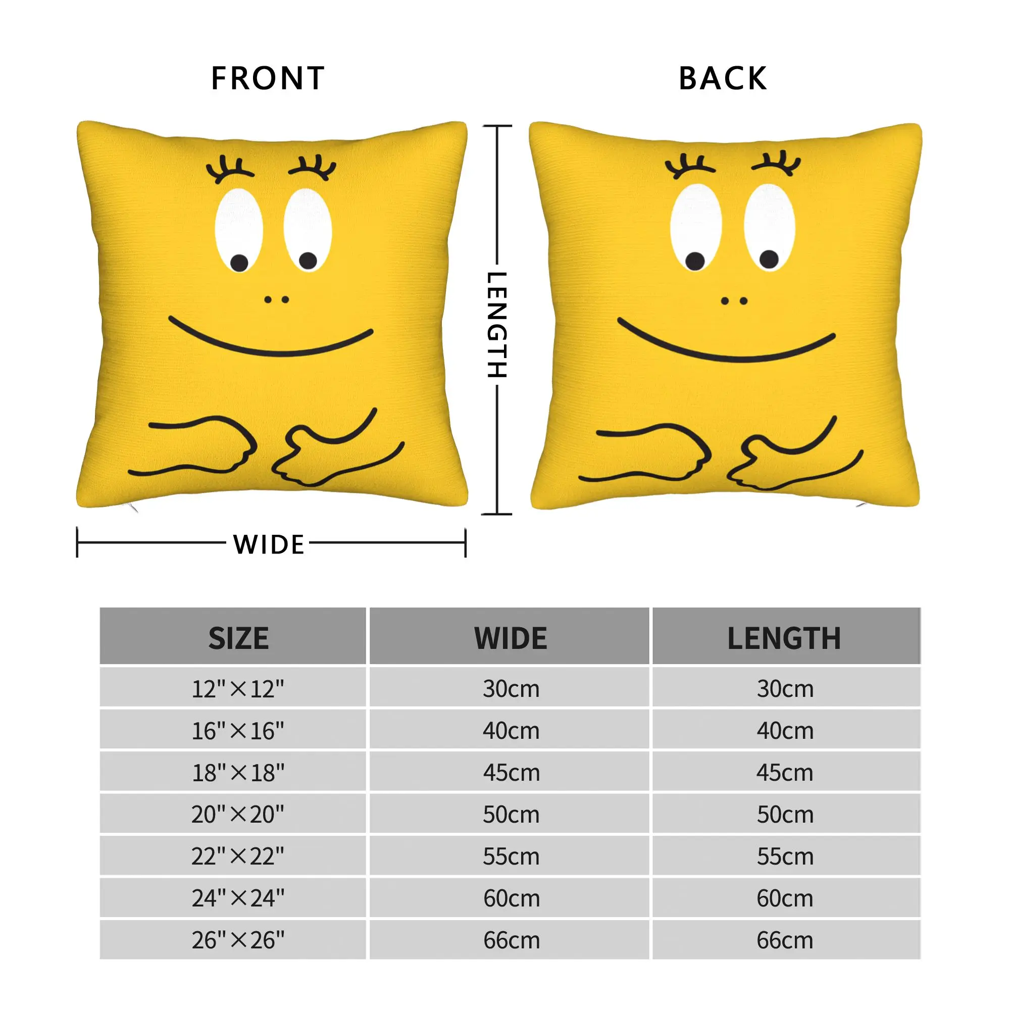 Cartoon Barbapapa Pillowcases  Vintage Pillow Case For Sofa Couch Bed Living Room Graphic Pillow Cover