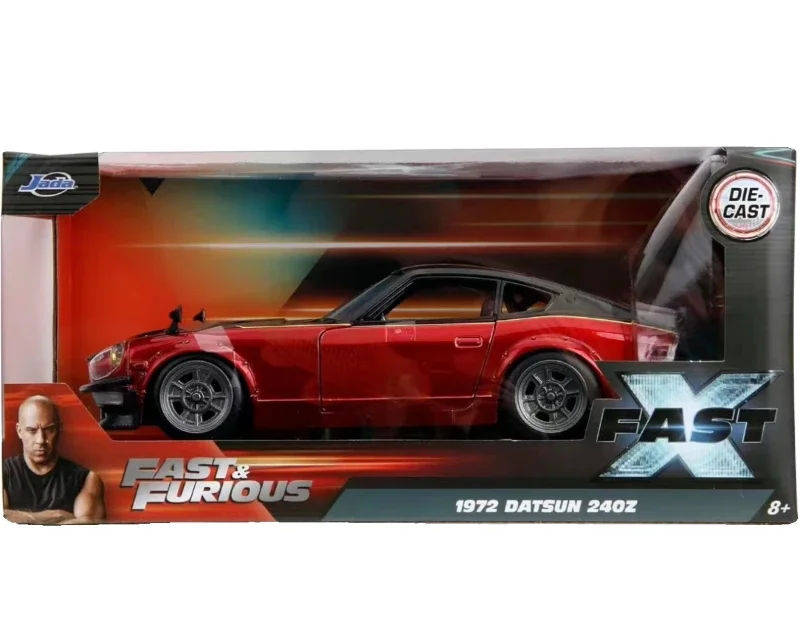 JADA 1:24 1972 DATSUN 240Z High Simulation Diecast Car Metal Alloy Model Car Children\'s toys collection gifts