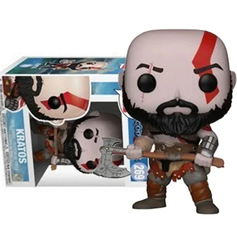 FUNKO God of War Kratos 269# Toy PVC Action Figures Official Licensed Product Vinyl Model Toys for Children Birthday Gift