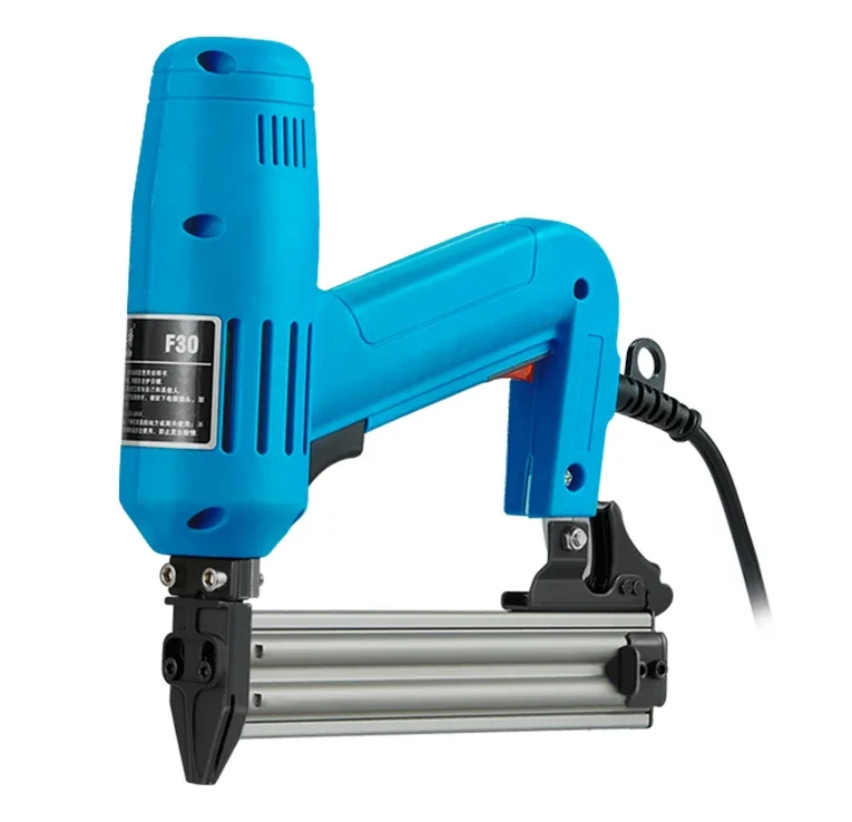 

422J code nail gun electric woodworking plug-in home sofa leather U-shaped air nail gun 220