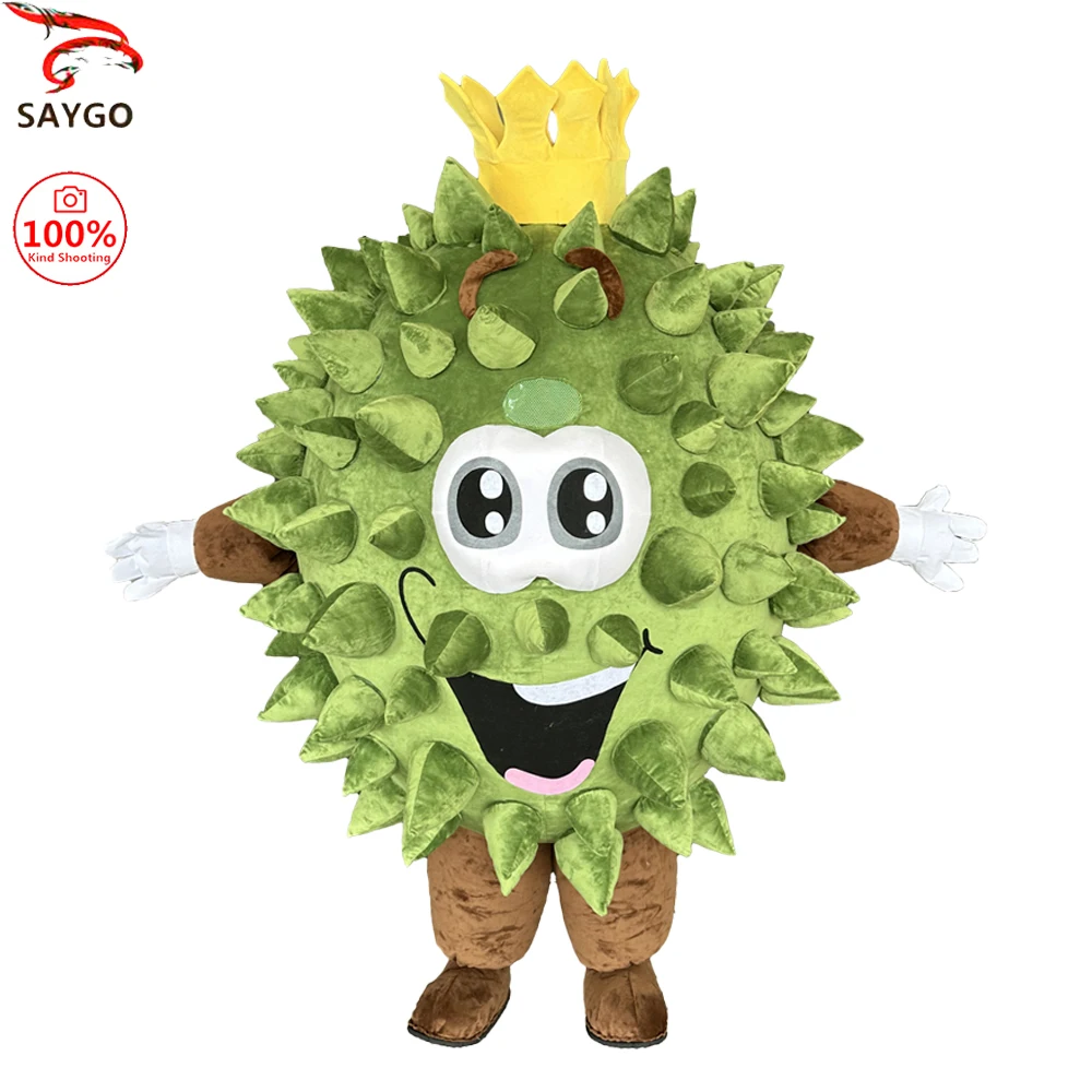 

SAYGO Дуриан надувной костюм талисман парад взрослый персонаж косплей Хэллоуин вечерние событие плюшевый комплект