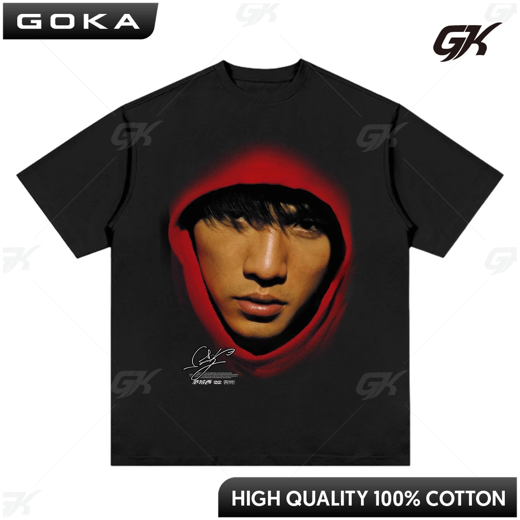 

Jay Chou Men Clothing T-shirt Top Cpe Camisas De Hombre Hip Hop Graphic T Shirts Streetwear Vintage T Shirt Oversized