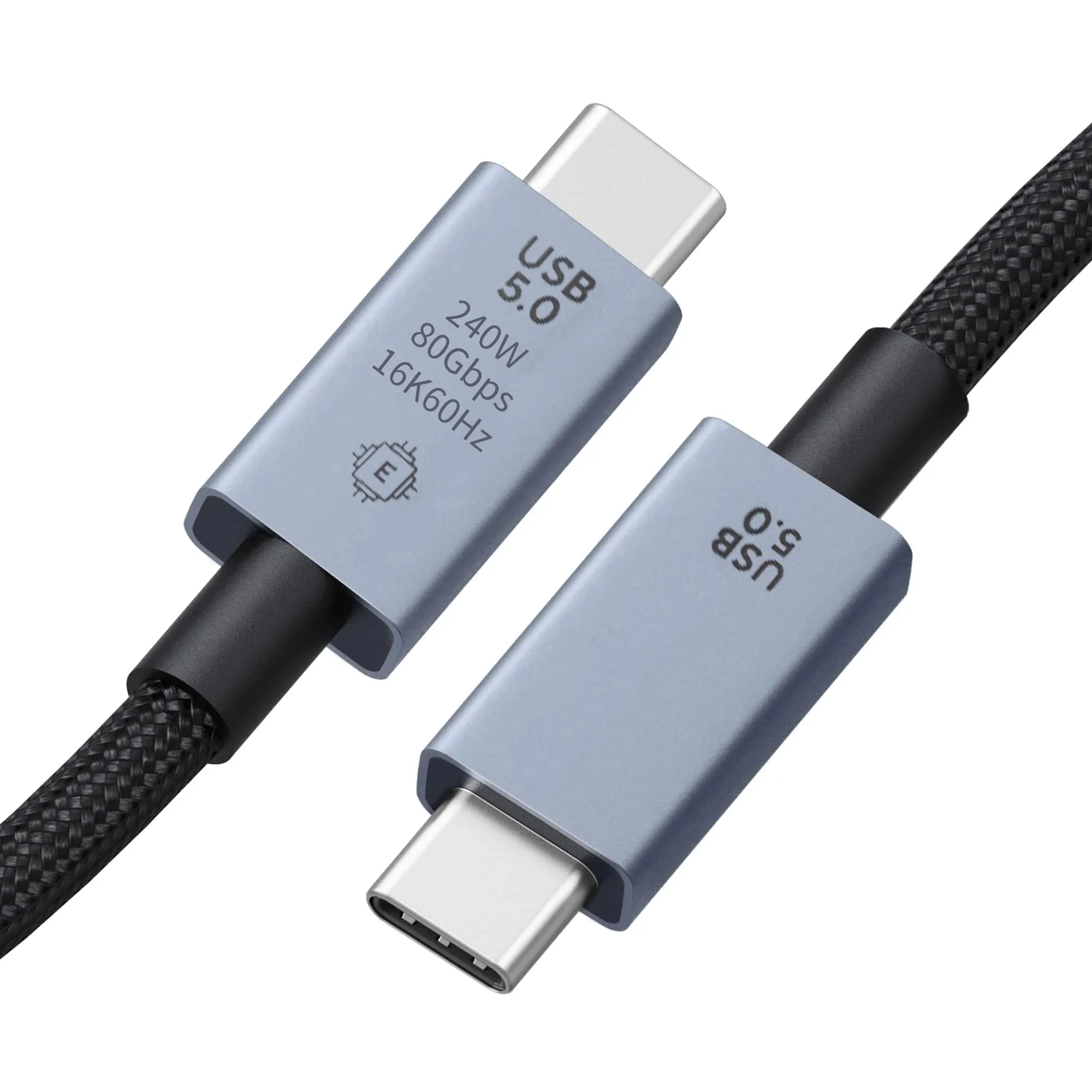 

USB4 Cable 40Gbps 240W 8K For Thunderbolt 4 Type C Fast Charging Thunderbolt3 USB 4.0 USB C to C Data Transfer Cable For laptop