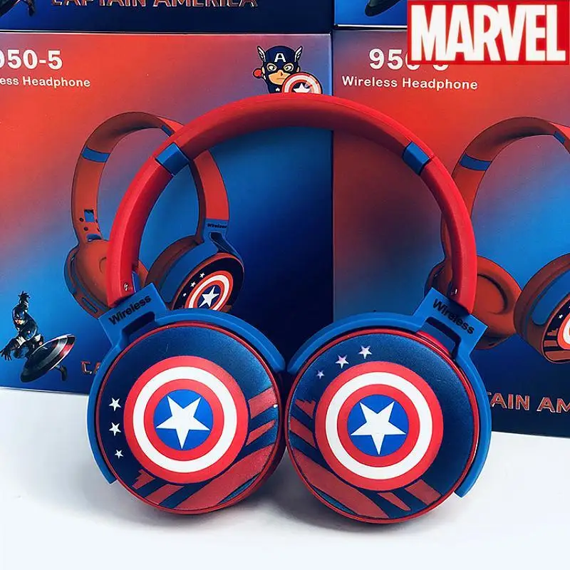 2024 New Marvel Computer Headworn Bluetooth Wireless Headphones For Gaming High Sound Quality Big Earmuffs With Long Standby