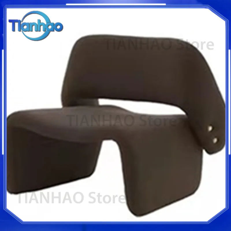 Creative Fashion Art Chair for Nordic Living Room Single Sofa for Guest House Balcony Leisure Chair for Wabi Sabi Style