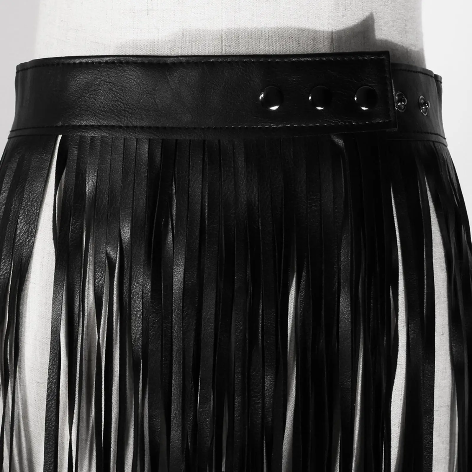 

Богемный пояс с кисточками из искусственной кожи, широкий корсет с запахом, пояс, бикини, юбка с бахромой для женской одежды