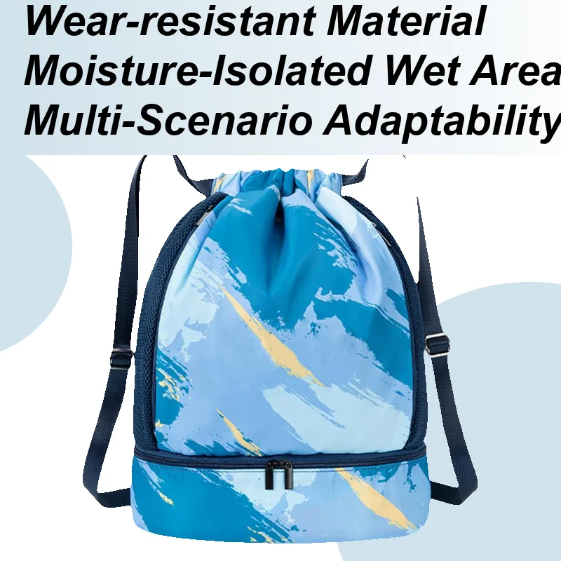 

Swim Backpack Pool Drawstring Backpack Lightweight Waterproof Drawstring Bag For Hiking Swimming Pool Beach Gym