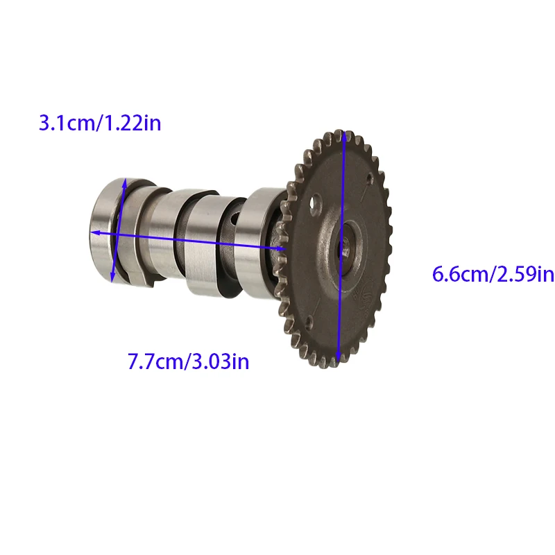 Durable Cam Shaft for GY6 180cc/200cc Engines - Compatible with Motorcycle