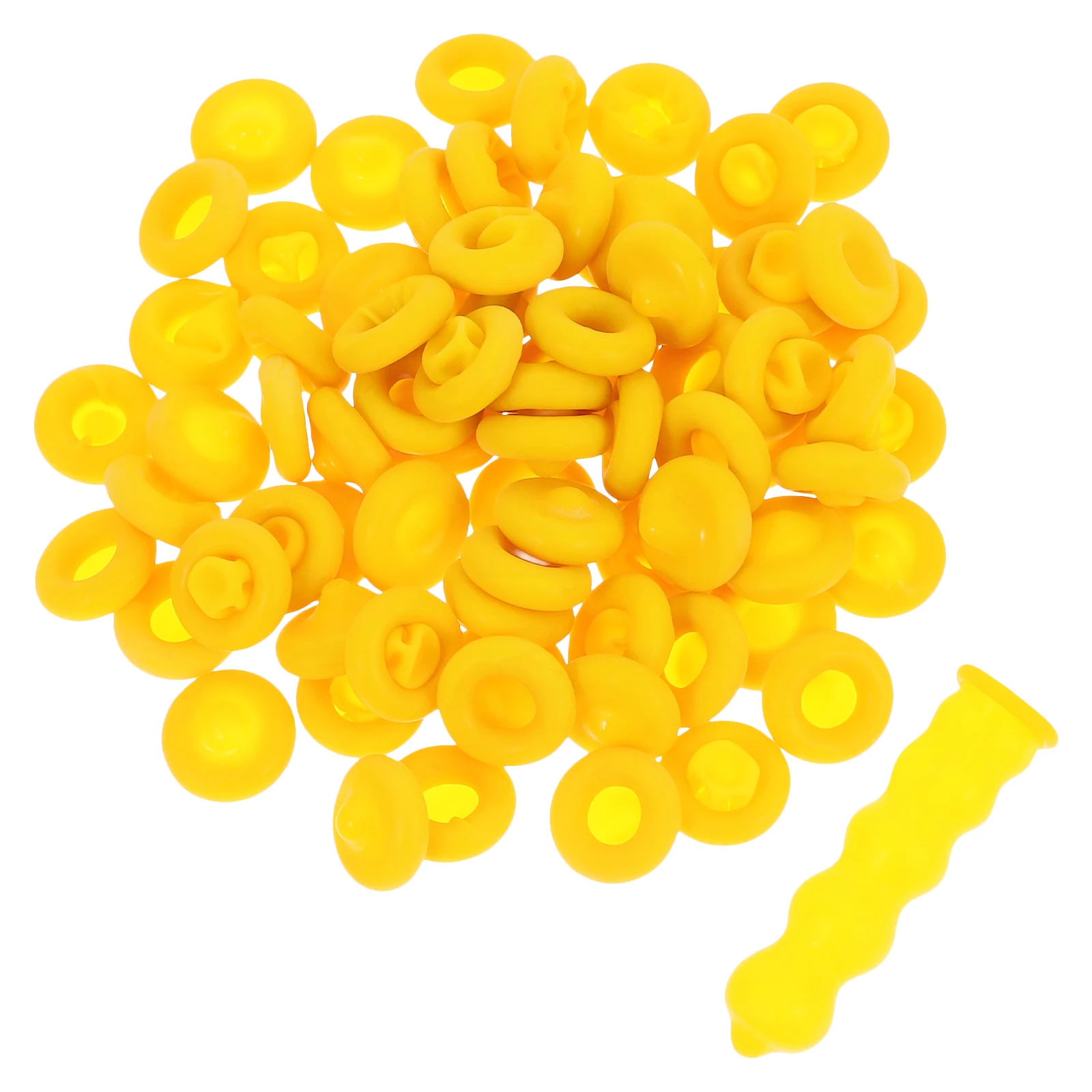 80 pz Tappi di risparmio Tappi sigillanti per tubi a prova di perdite Tappo in lattice per prodotti per calafataggio Tappo per ugello per mastice Coperture per punte di mastice Sigillatura