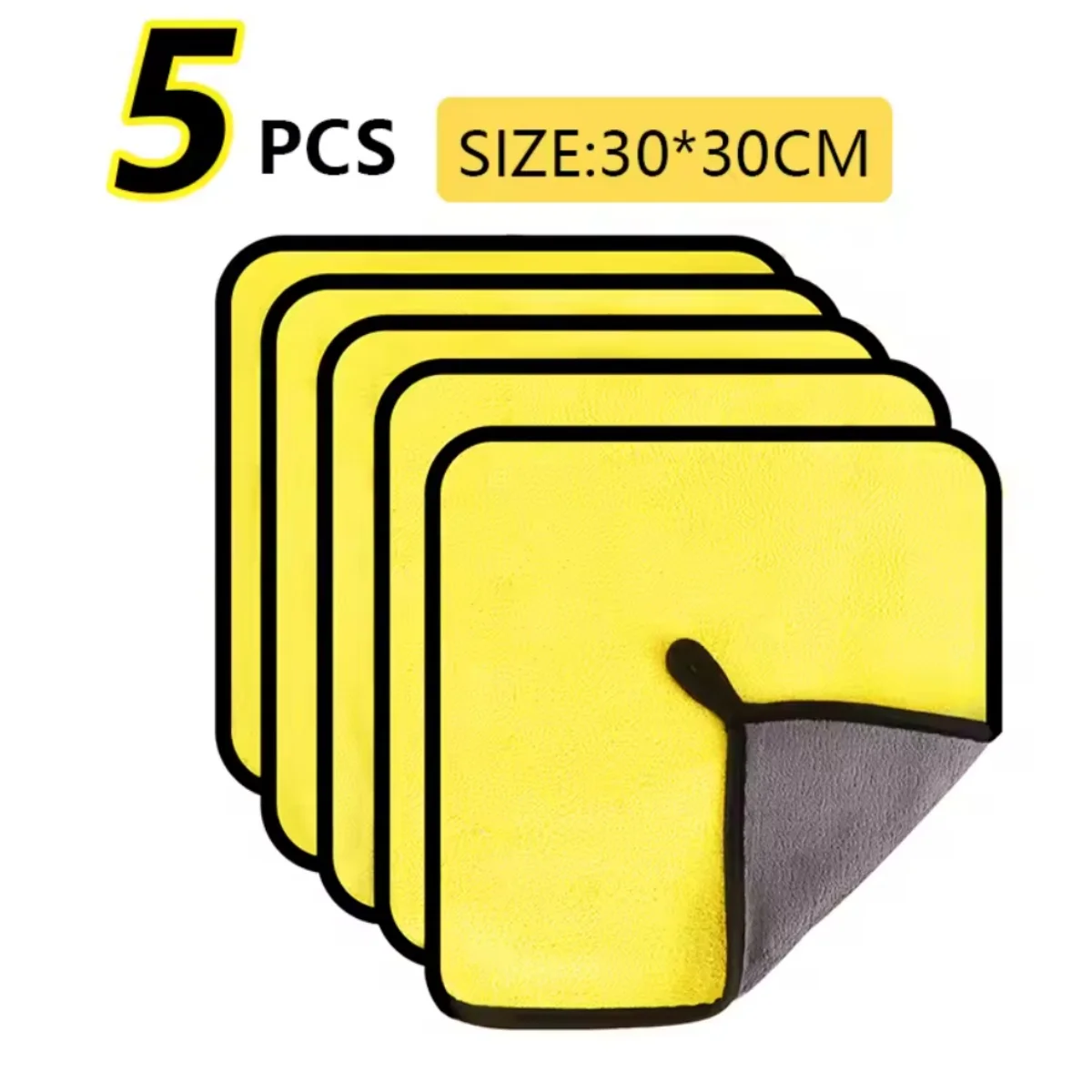 3-30PCS Auto Nano Ultra Fiber Doek Handdoek Microfiber Autowashanddoek Coral Fleece Handdoek Car Care Schone Doek voor Car Home Living