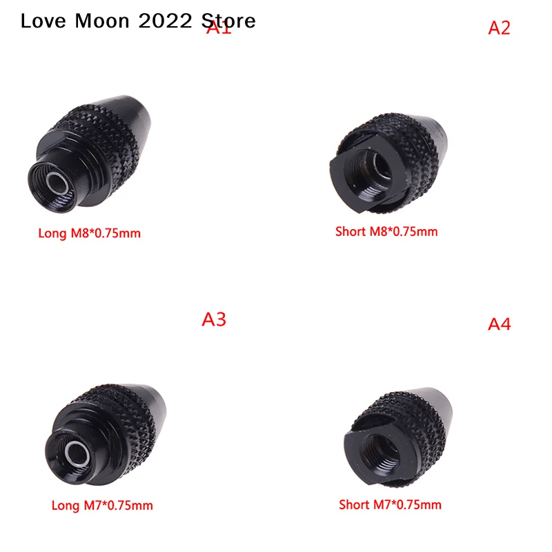 4 Sizes Universal Multi Drill Chuck Keyless 0.3-3.2mm Mini D