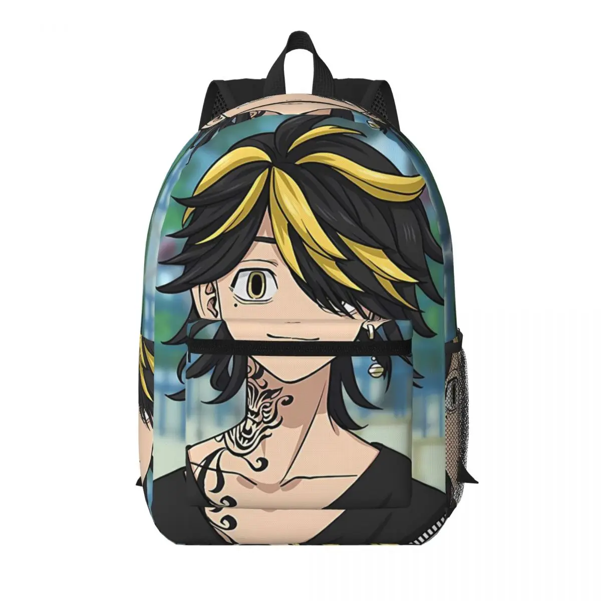 

Anime Tokyo Revengers Kazutora Student Backpack School Bag Hiking Travel Daypack for Boys Girls Bookbag Shoulder Bags