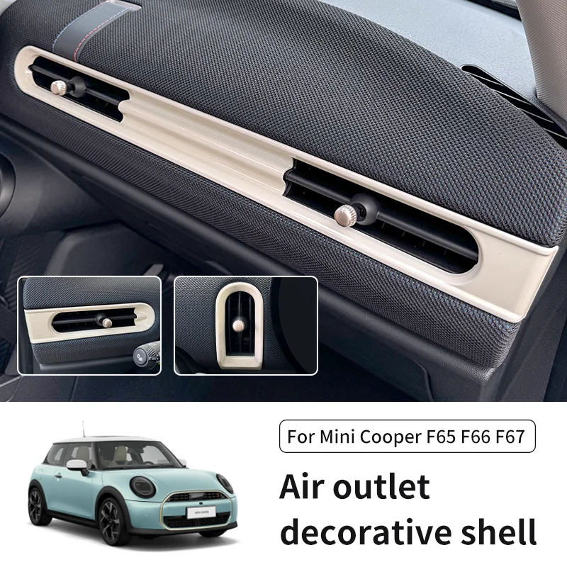 

Car Air Vent Ring Outlet Cover Case For MINI Cooper S F65 F66 F67 ABS Air Conditioning Vent Decorative Shell Car Accessories