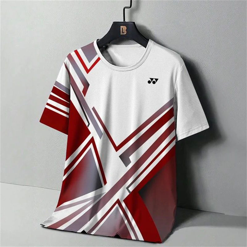 

Badminton 3D Print Suitable for children T-shirt Tops boy Girls age 3-14 Short Sleeve leisure Summer round neck Clothing