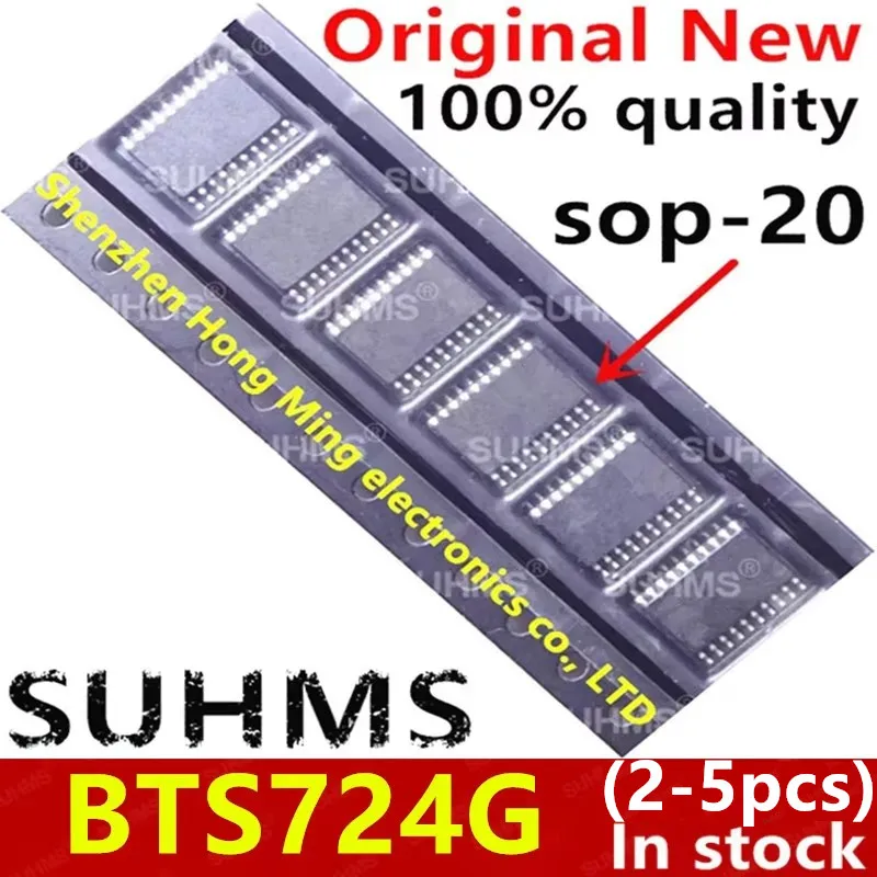 (2-5piece)100% New BTS724G BTS724 sop-20 Chipset