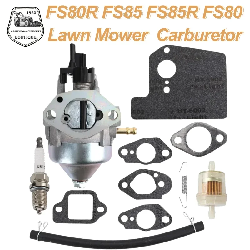 

16100-Z8B-901 Carburetor (BB76A A) Carb Assembly Tune Up Kit Compatible Hon Da Fits Specific Engines HRR21 Lawnmowers