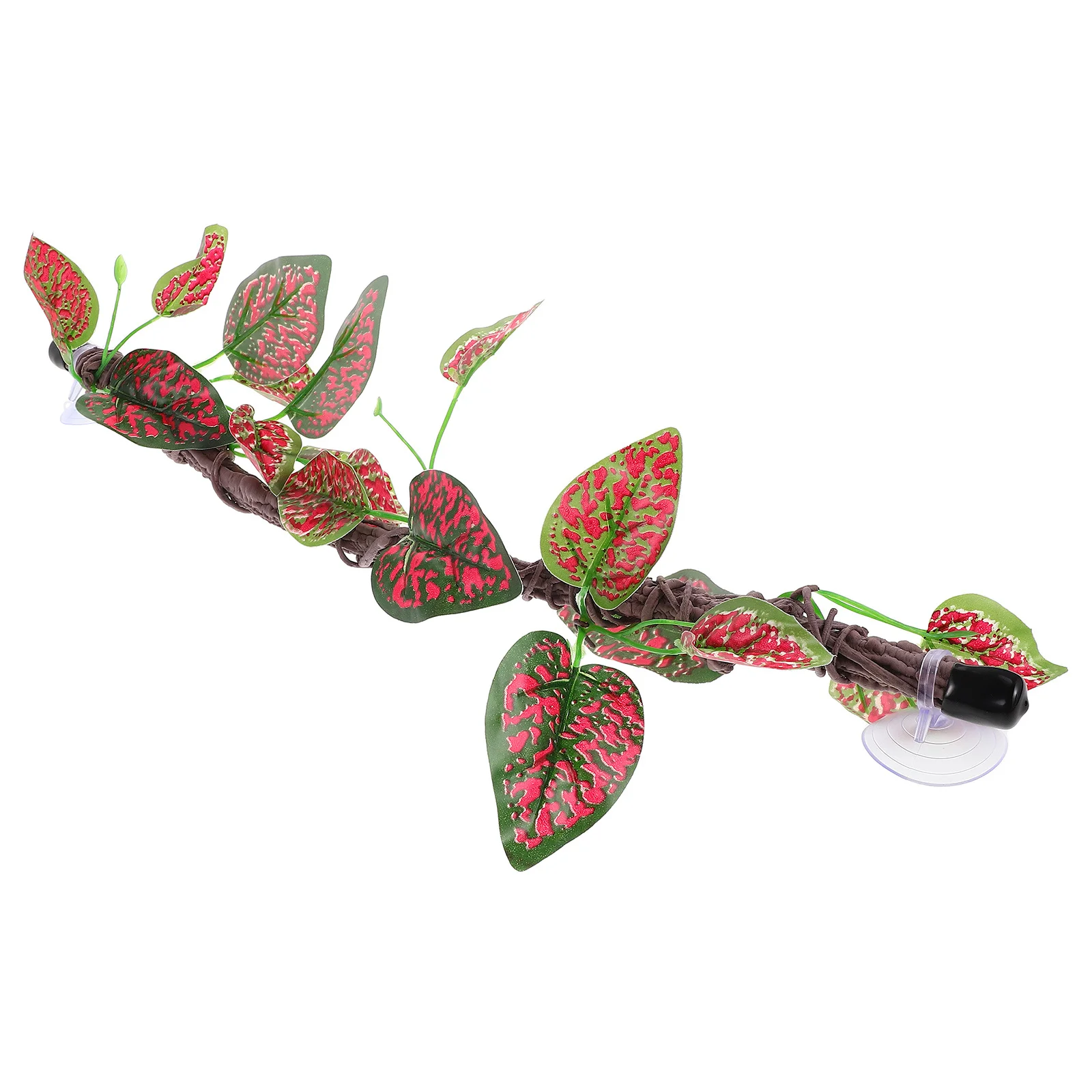 

1pcs Realistic Artificial Vine Fake Greenery For Terrarium Reptile Habitat Decoration Bendable Jungle Climbing Plants Lizards