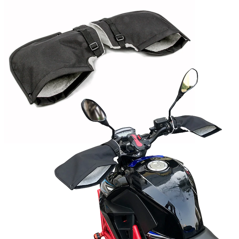 

Motorcycle Handlebar Muffs Winter Warmer Mitts Windproof Motorcycle Handlebar Cover Handle Cover Warmers Motorcycle Accessories