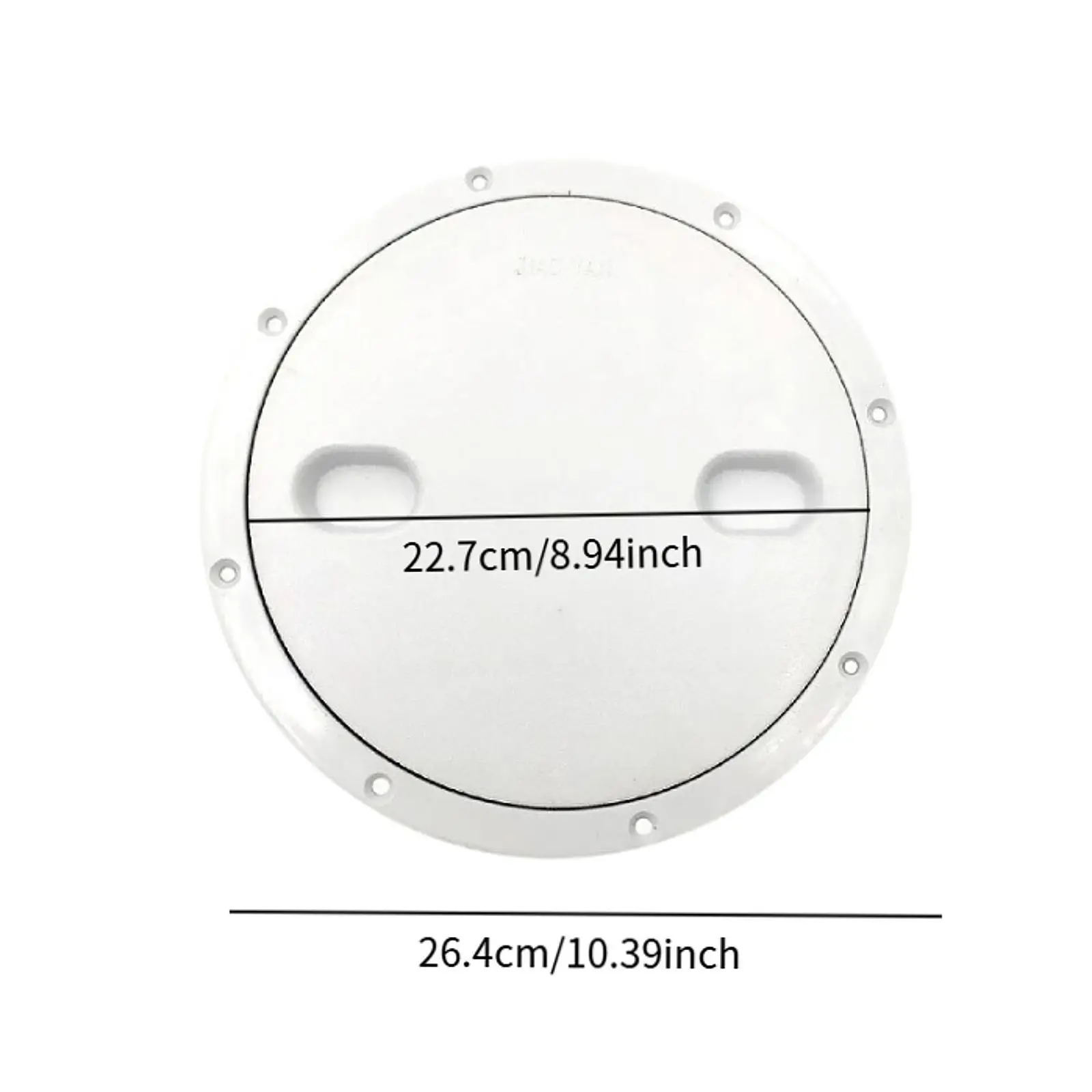 Hatch for Boats Deck Plate Anti Slip Round Inspection Hatch Nylon Marine Accessory for Ship Yacht Use