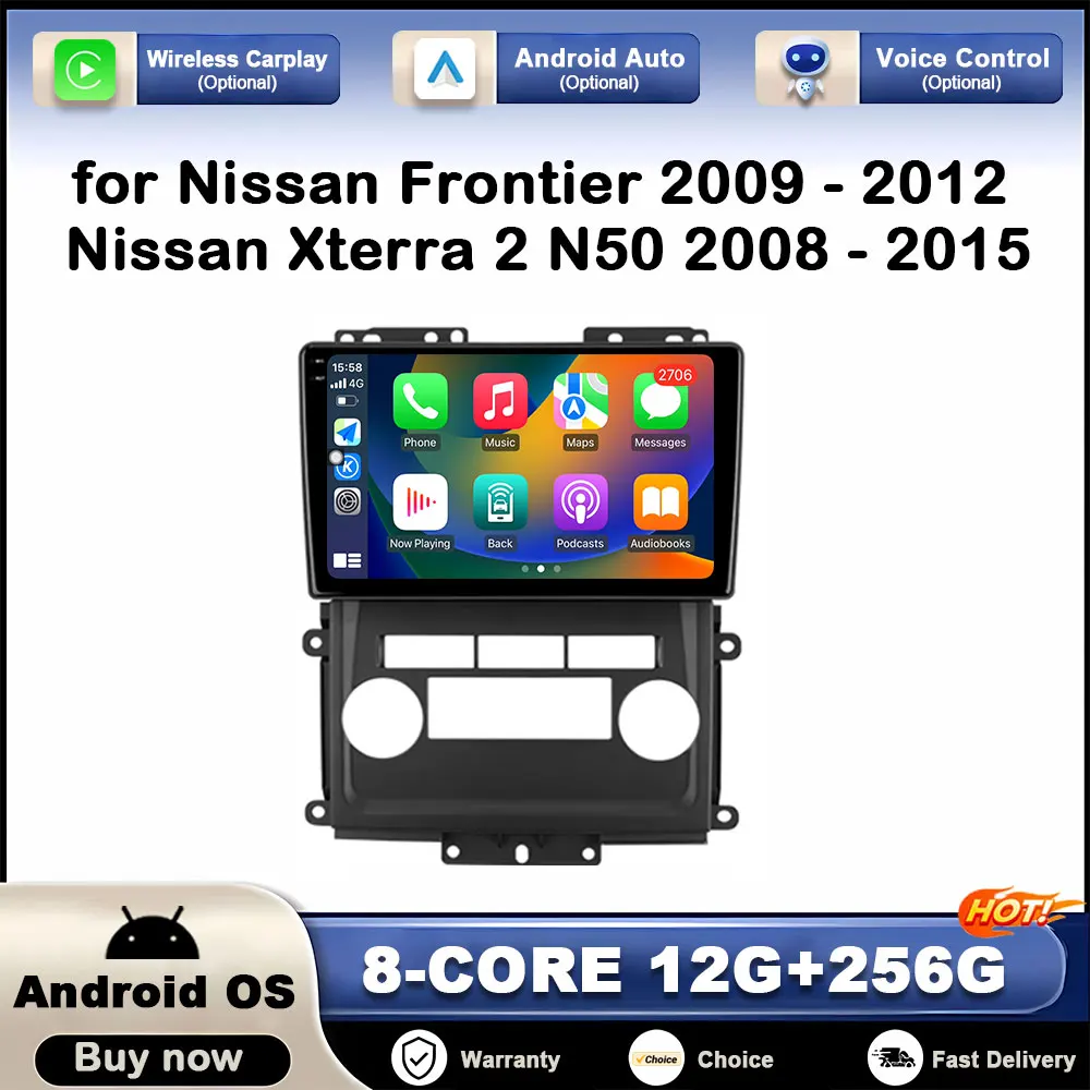 

Android OS for Nissan Frontier 2009 - 2012 Nissan Xterra 2 N50 2008 - 2015 Car Video Player DSP Stereo Autoradio WiFi Head Unit