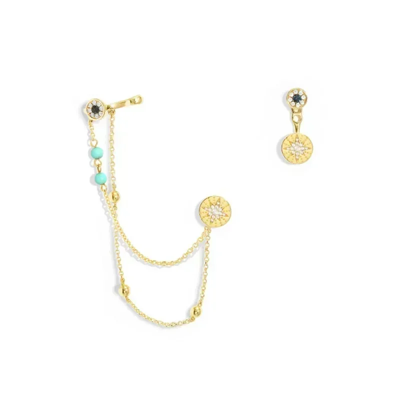 LI KI925 Sterling Silver High Quality 2023 August New Lucky Meteor Earrings Fashion Exquisite  Jewelry Valentine'S Day Gift view 6