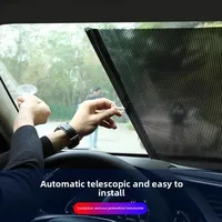 Retractable Window Sun Shades UV Blocking Sun-proof Heat Insulation Shields Car Sun Protector Windshield Sunshade Accessories