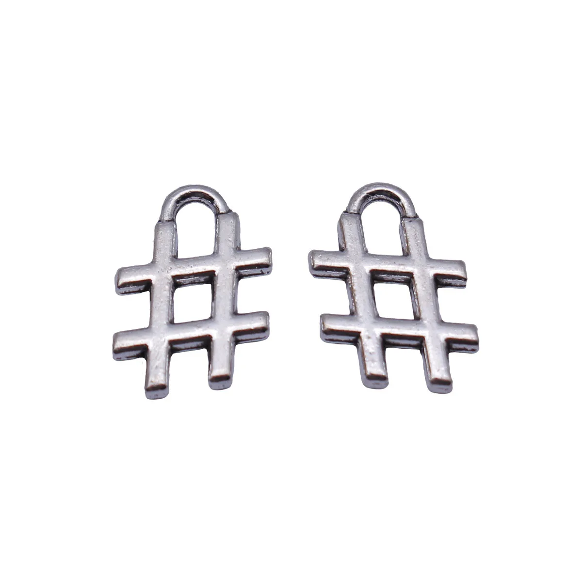 Rhodium Color KC Gold Antique Silver Exclamation Mark Charms Zinc Alloy For Handmade Jewelry Making