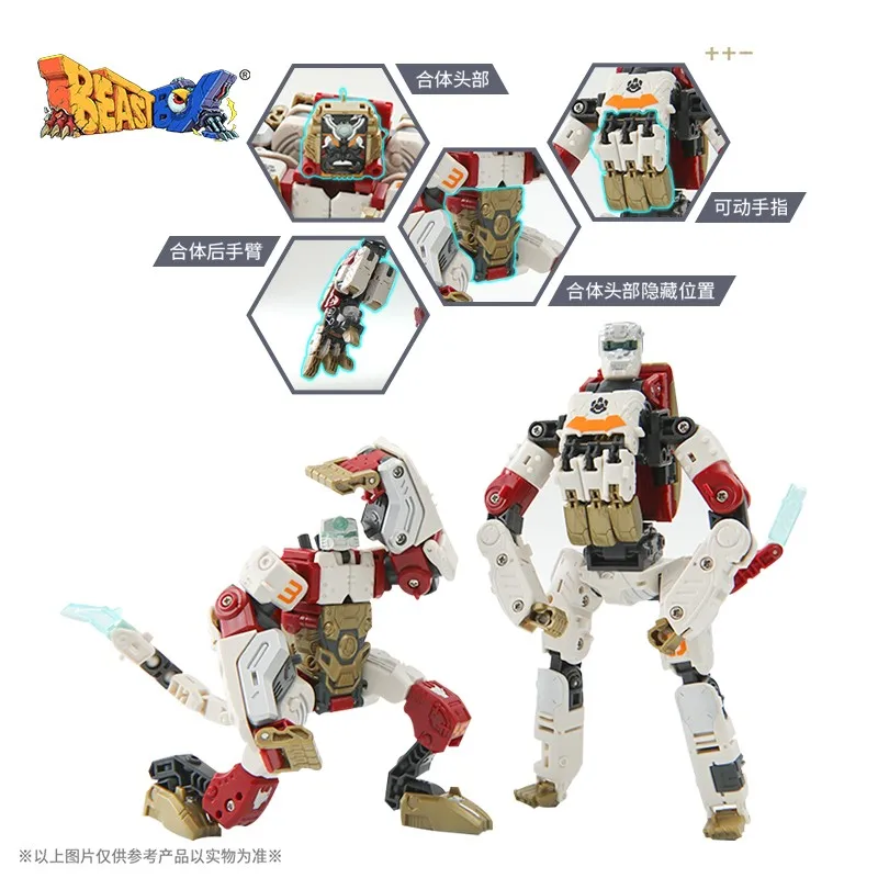 

52TOYS Beastbox BB-34 BB-34ME Four Monkey Combination Giant Spirit God Toy Model Mech Boy Birthday Gift Series