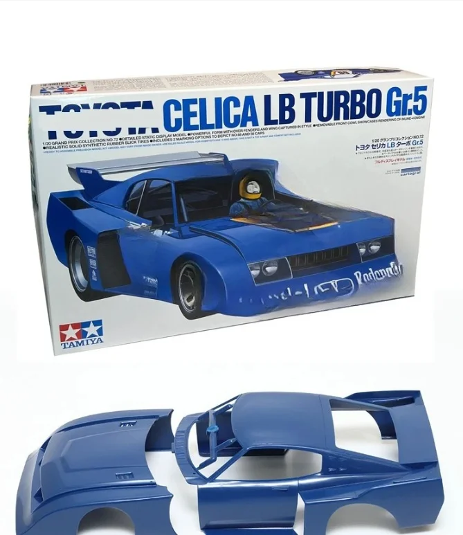 

Комплект масштабной модели автомобиля TAMIYA 20072, CELICA LB Turbo Gr.5 Racing 1/24, коллекция игрушечных моделей для хобби