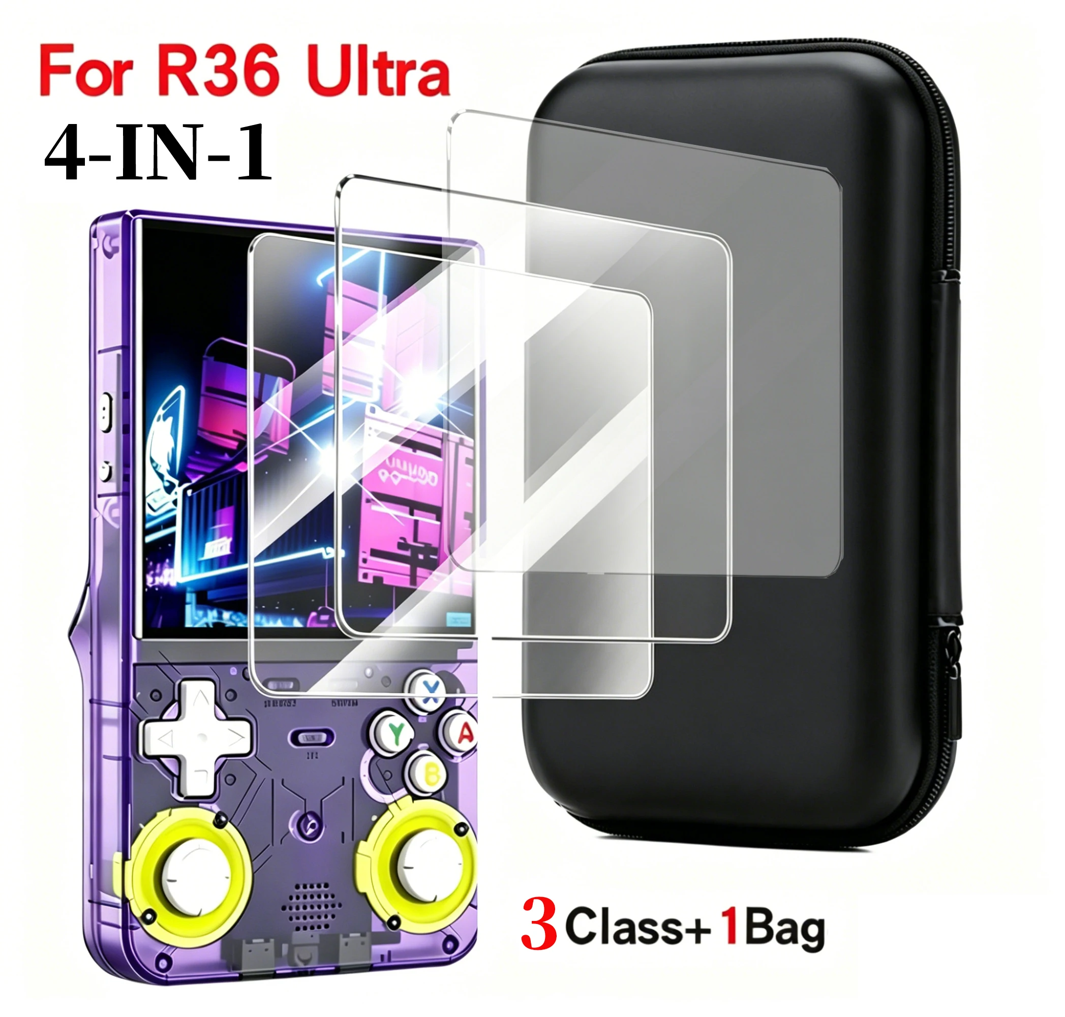 R36 Ultra Game storage bag Tempered Glass Screen Protectors 