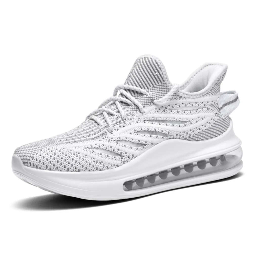 

2026 Men's Running Shoes Full Palm Air Cushion Shock Absorption Sports Shoes Breathable Mesh Upper Sport Shoes