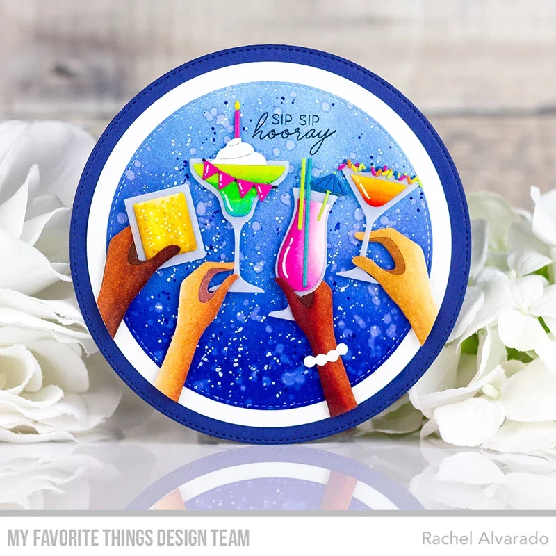 Drink Decor 2022, nowe wykrojniki do metalu Cut DIY Scrapbooking Paper Craft Handmade Make Album Card Punch Embossing Template