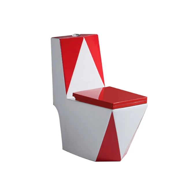 

Сантехника большого размера с красным бриллиантом для ванной комнаты, напольное крепление, хорошее качество, фарфор, цельный туалет, туалет, туалет