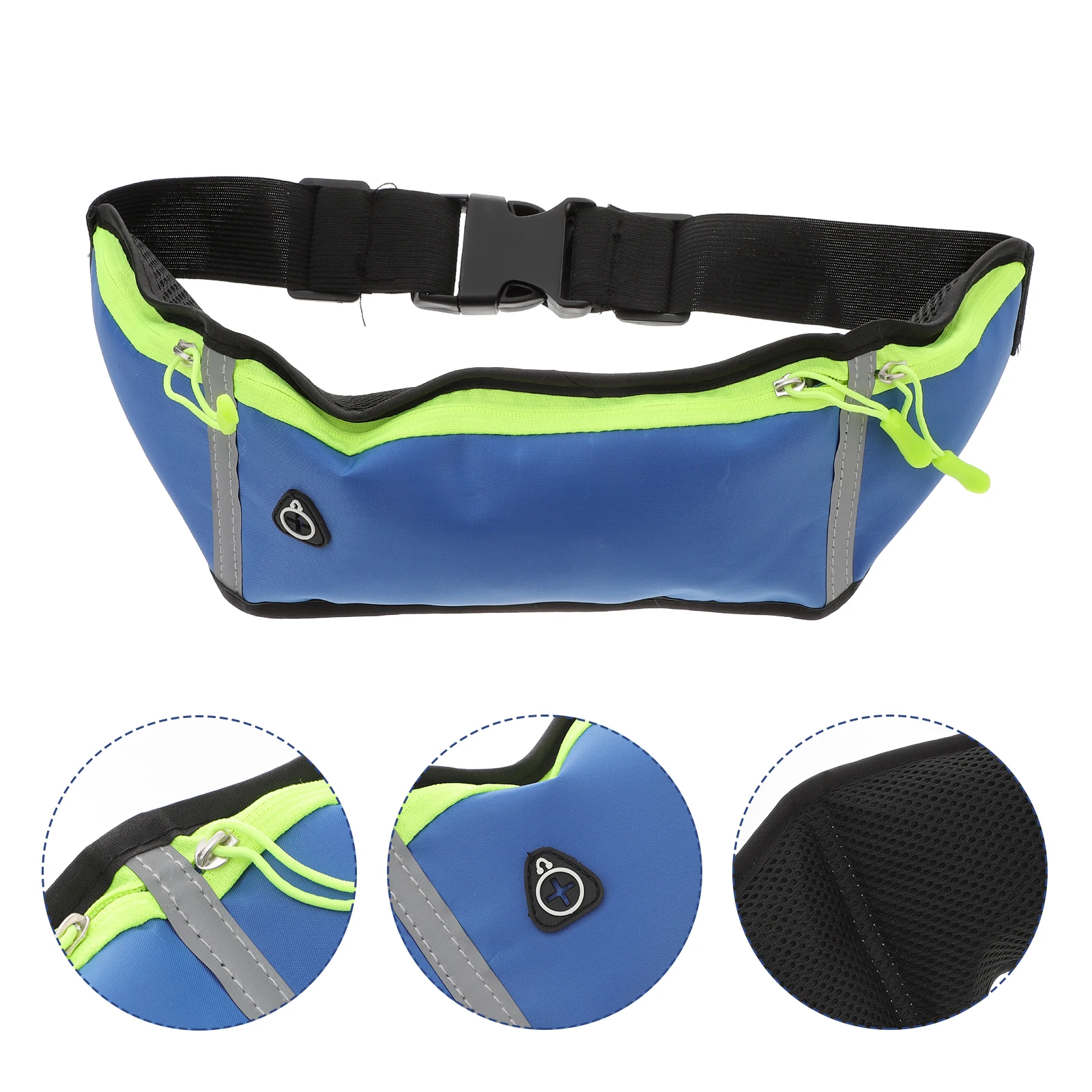 

1 Pcs Multi-Pocket Sports Waist Bag Running Waist Pack Adjustable Comfort Fit for Outdoors