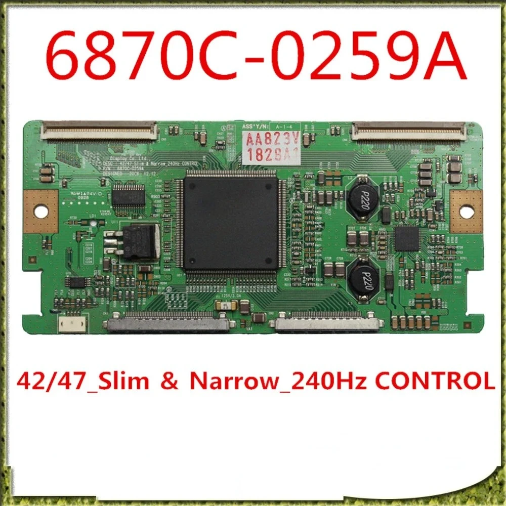 Placa T-CON 6870C-0259A para TV 42'' 42SL80-UA 1828A, Placa de Substituição 6870C 0259A 42 47_Slim & Narrow_240Hz, Placa de Controle T-CON