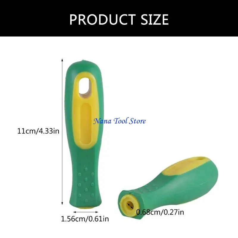 مقبض ملف ذو قبضة مريحة 31GJ لتحسين التعامل في تطبيقات تشكيل الأعمال الخشبية والمعادن، والملفات المسطحة وشبه المستديرة #6