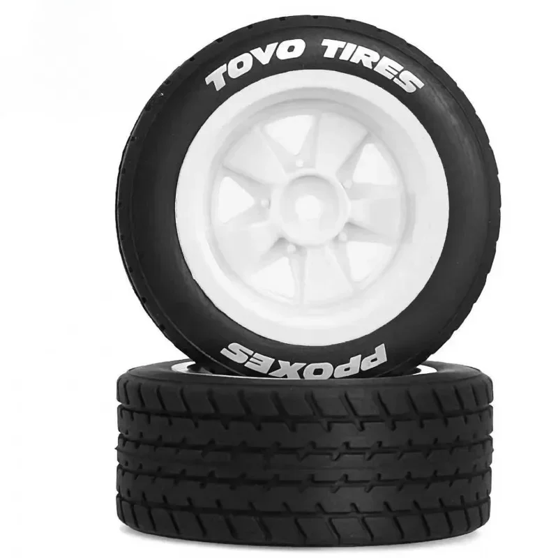 

FOR 1/10 Tamiya M Car RC Flat Run Drift Universal MJX 1/14 Rally Car 60D Wheel Tire W246