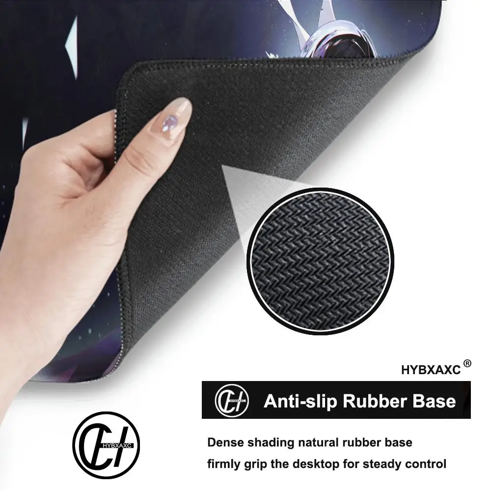 HD Columbina Genshin Impact Mouse Pad Large Desk Mat Keyboard Ergonomic Office Rubber Game PC Non-slip Mousepad Home Accessories