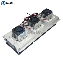 180W 15A Peltier Cooler Semiconductor Refrigeration Cooling System Air Conditioner Water Cooling Air Condition for Fish Tank