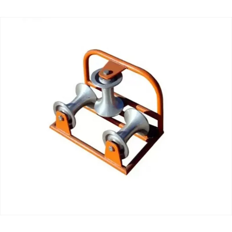 

Corner Cable Bundling Trestle Roller with Aluminum Wheel Linear Cable Pulley