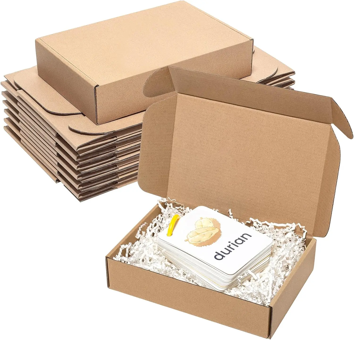 

Corrugated Shipping Boxes 9x6x2" 25 Pack - Brown Kraft Mailing Boxes for Small Business, Sturdy Cardboard Mailers