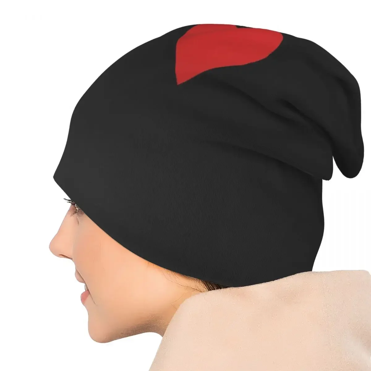 Unisex Funny Goose Stealing A Heart Skullies Beanies Accessories Valentines Day Bonnet Knitting Hats Unique Design Warm Hats image 5