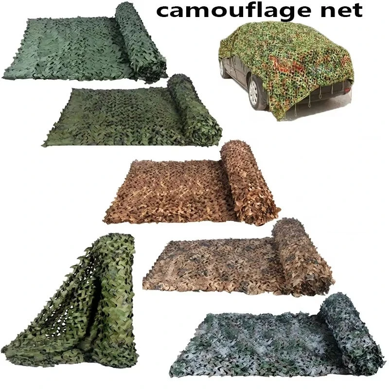 

Reinforced Camouflage Net Double-layer Oxford Cloth For Shelter Decoration Sunshade Camouflage Fence Camping Awning