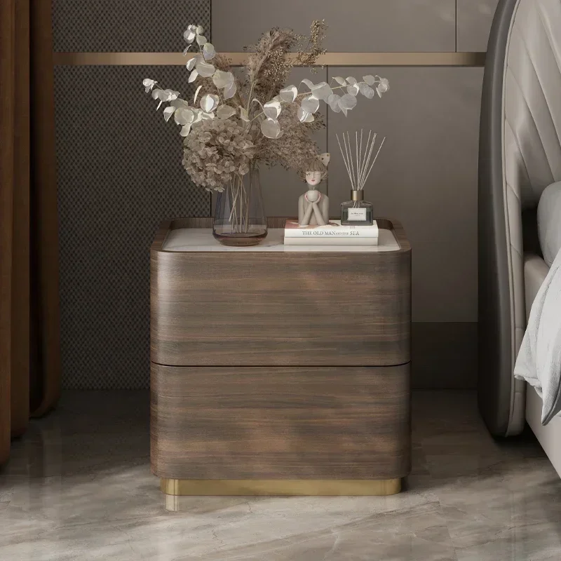 Nightstands Bedside Table Side Organizer Bed Desk Storage Cabinets Corner Nightstands Drawer Criado Mudo Furniture Bedroom