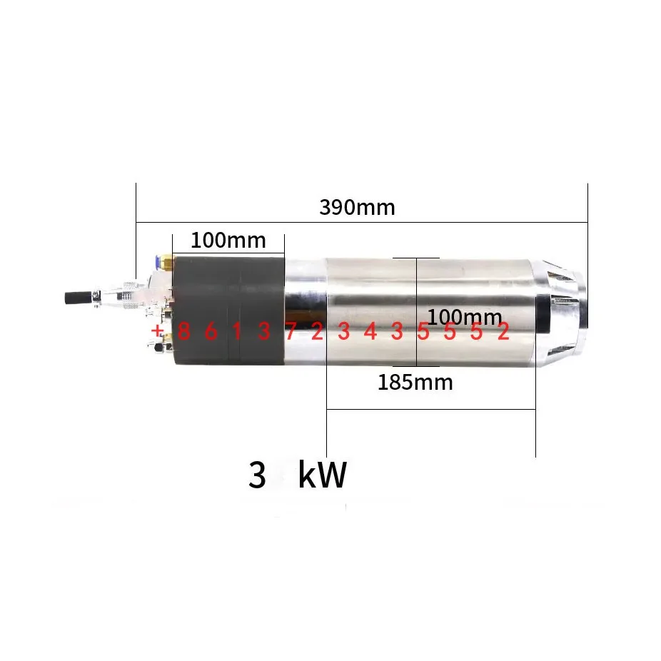 Imagem -05 - Eixo Pneumático Automático de Refrigeração a Água Inversor cf Vector Kit para Fresagem de Metais Bt30 220v 380v Bt30