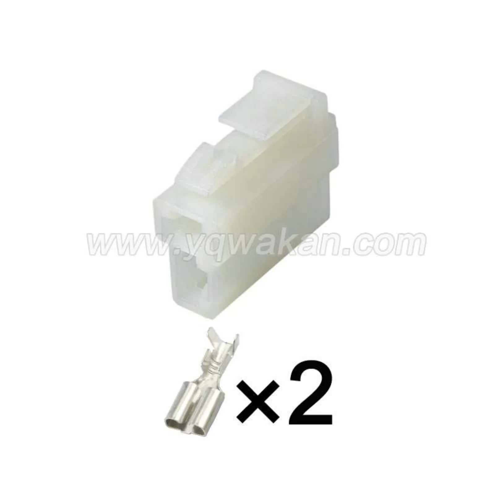 2PIN موصل كهربائي غير مختوم 6.3 مللي متر سلسلة ذكر أنثى موصلات الأسلاك تسخير كابل المقبس 7122-2820 6070-2481 #4