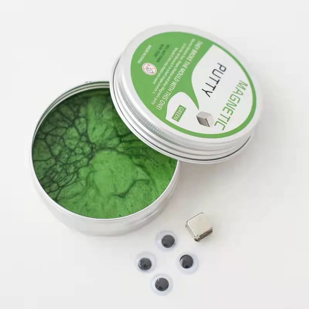 

Resin Magnetic Bouncing Mud Ferrofluid Colored Clay Magnetic Suction Clay Interactive Interesting Mud Playdough Kids Toys