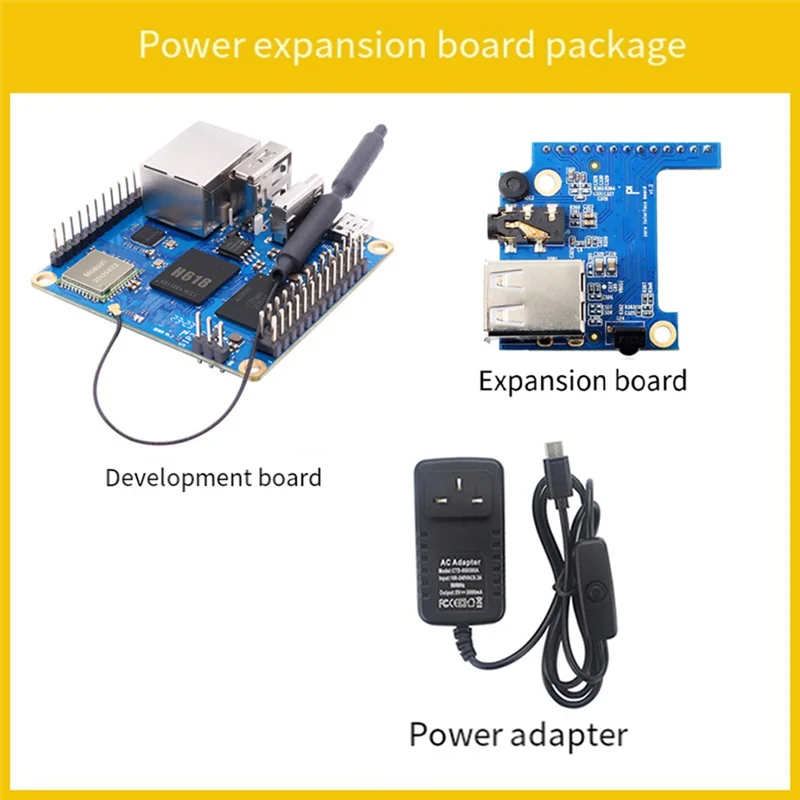 

Exquisite-For Orange Pi Zero3 Development Board 4GB Package RAM H618 Wifi5+BT 5.0 Gigabit LAN For Android 12 Debian12 With UK Pl